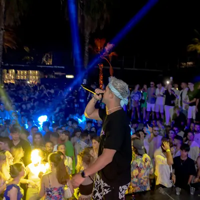 Daytime open-air party in Malta