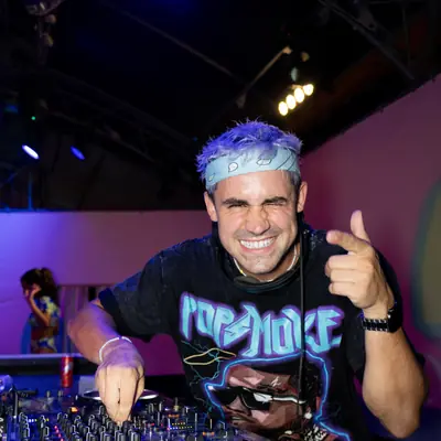 JK in the DJ booth